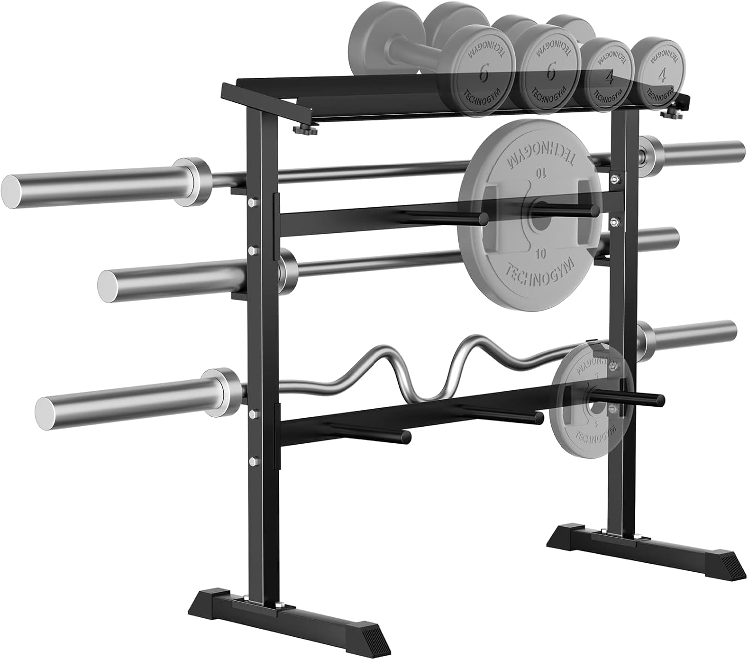 Home Gym Weight - Suporte para Armazenamento de Pesos para