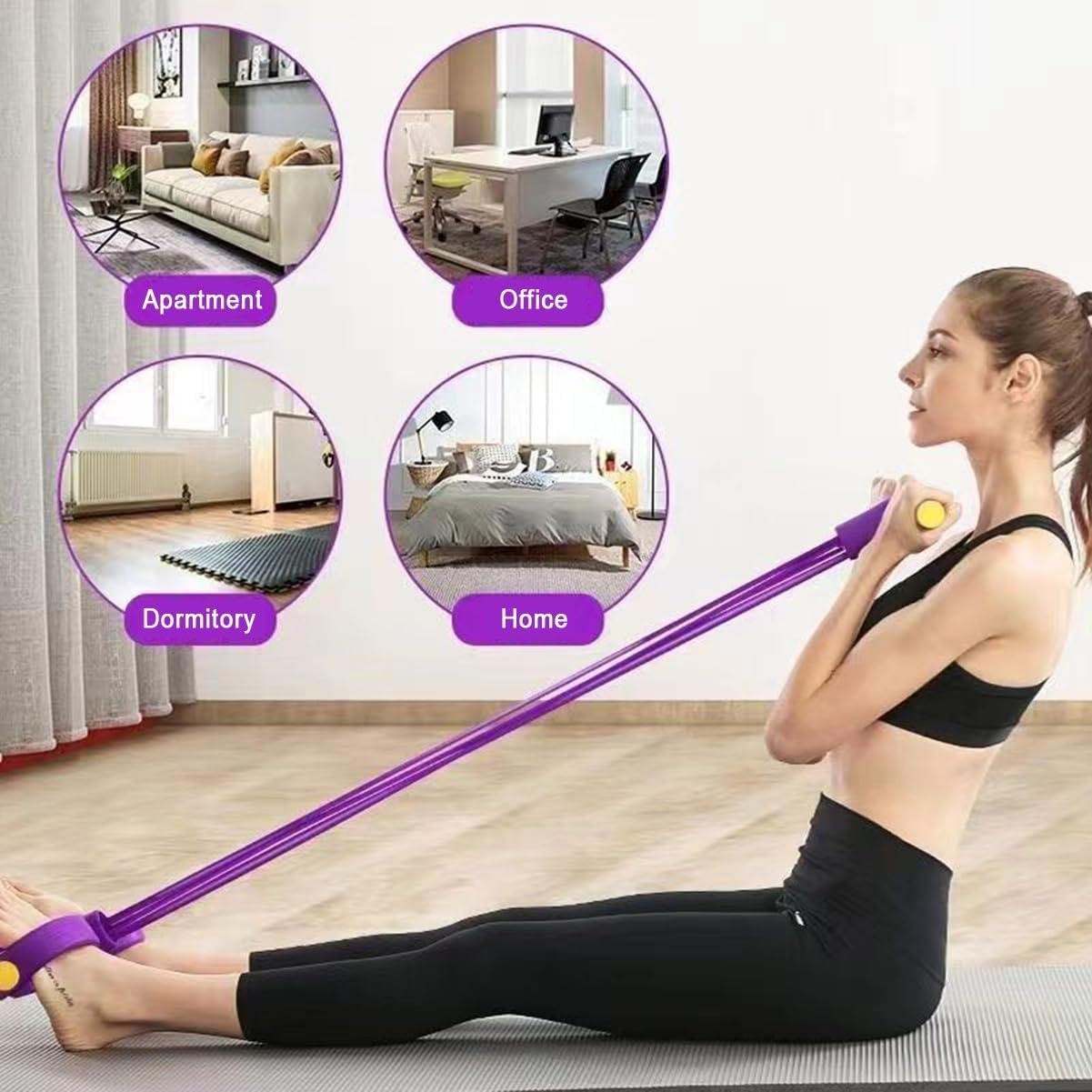 Home Gym Rig - 21 Faixas de Resistência Fitness -