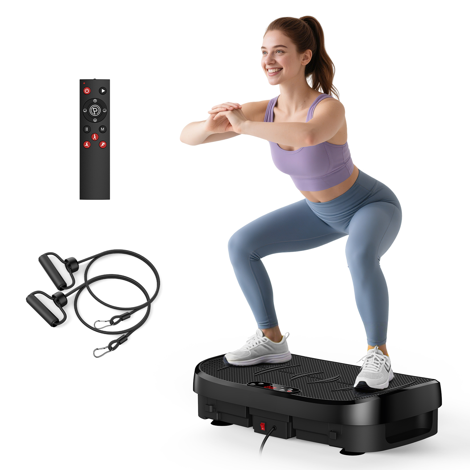 Home Gym Rig - Plataforma Vibratória para Queima de Gordura,