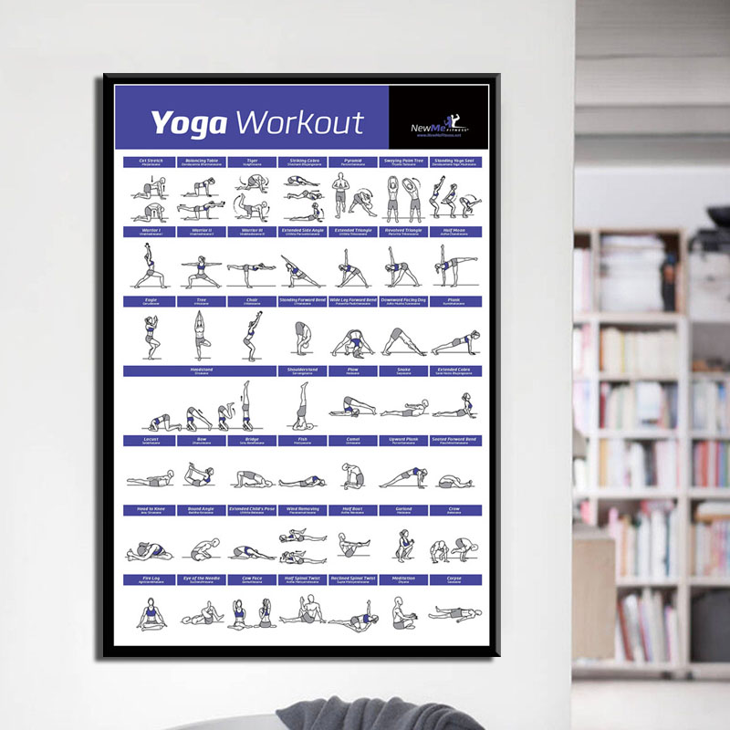 Home Gym York - Gráfico de treinamento de treino corporal,