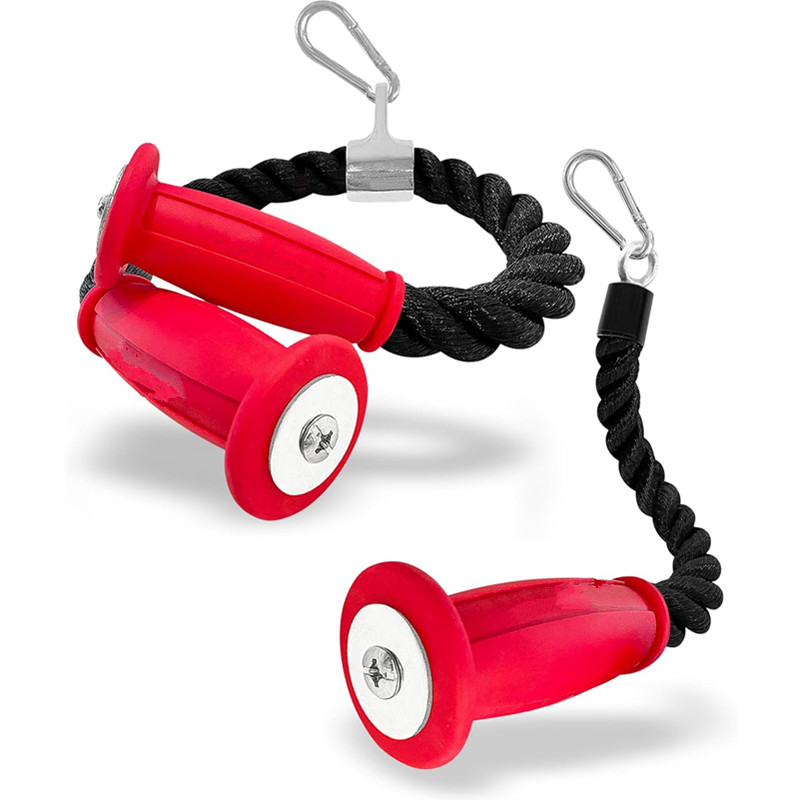 Home Gym Rig - Cordas ergonômicas para tríceps, fixação de