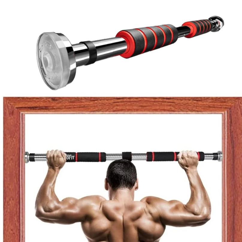 Suspension Trainer Door - Barra telescópica para puxar para cima,