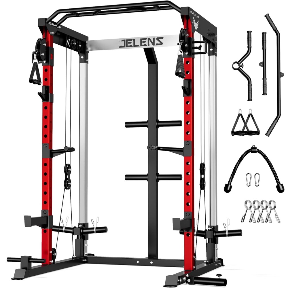 Cable Pulley System - Rack de Força Multifuncional 2000LBS com