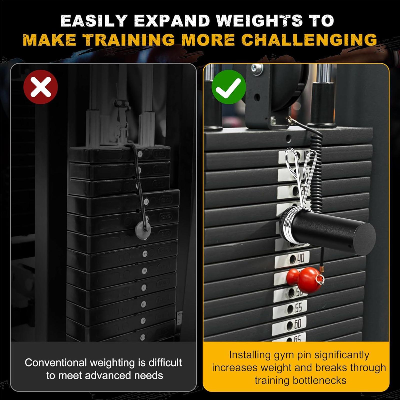 Home Gym Equipment Amazon - Pino de ginásio com clipe de