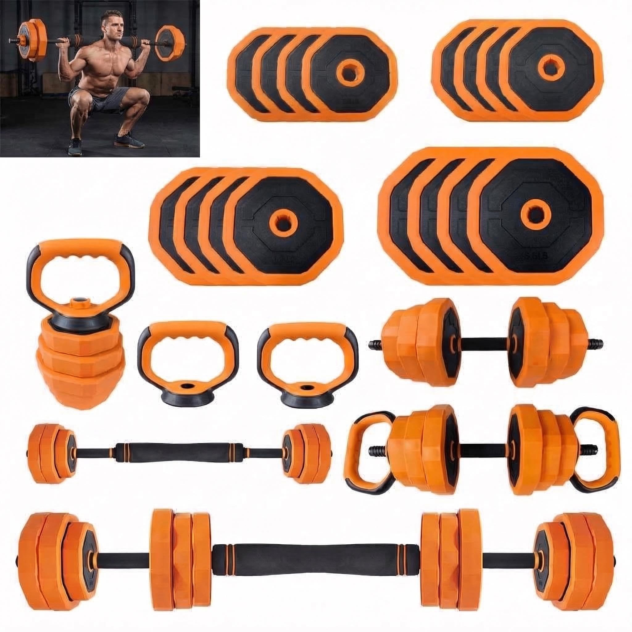 Home Gym Used - Halteres Ajustáveis, Conjunto de Pesos Livres