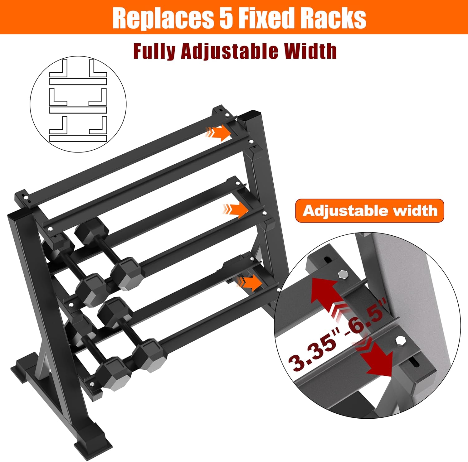 Suporte para Halteres de Três  - Home Gym Weight avaliação e preço