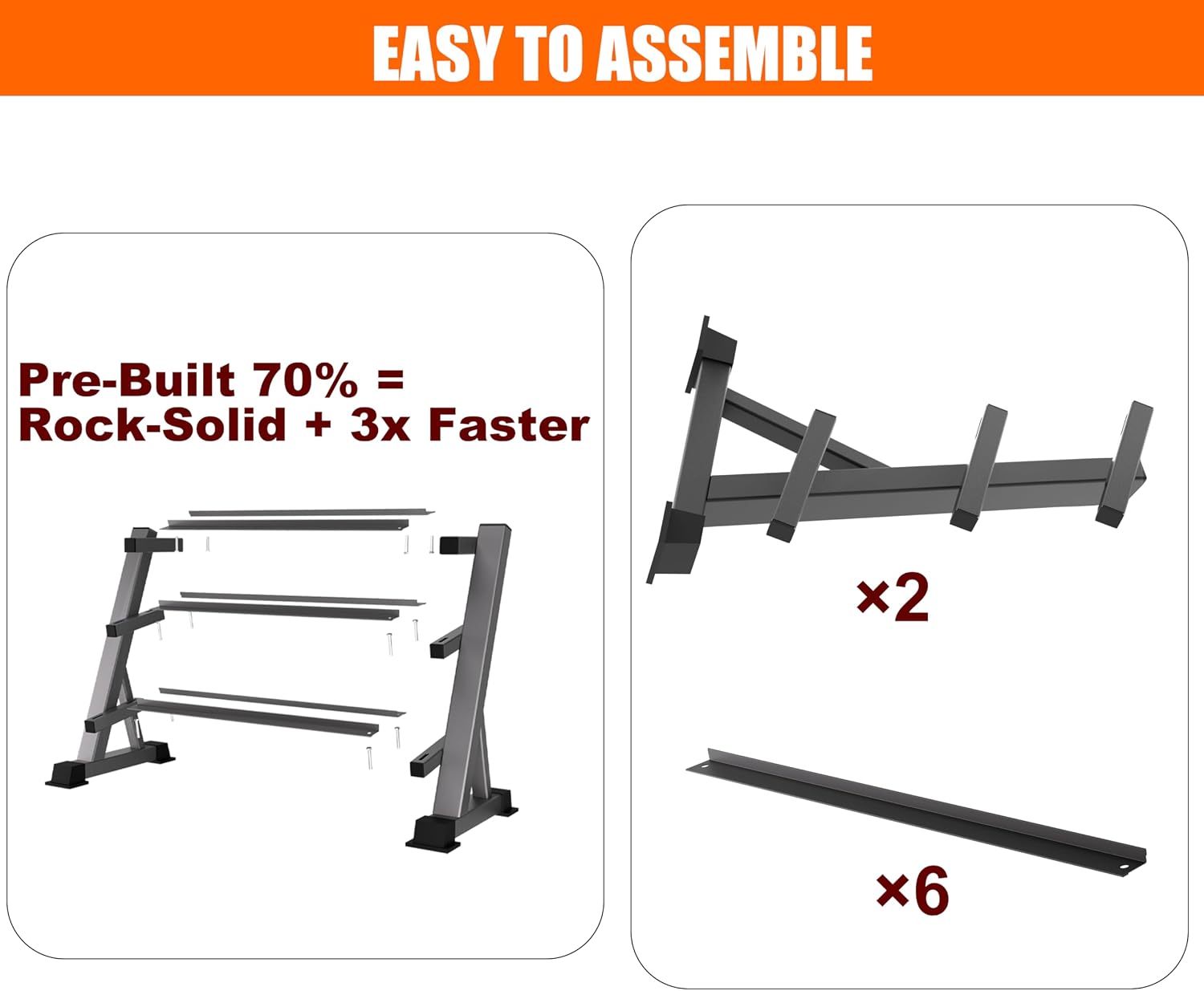 Suporte para Halteres de Três  - Home Gym Weight avaliação e preço