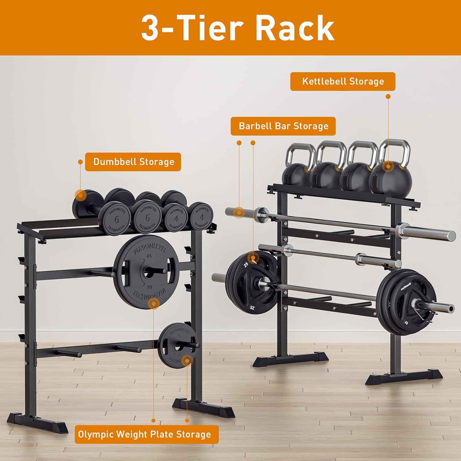 Suporte para Armazenamento de  - Home Gym Weight avaliação e preço