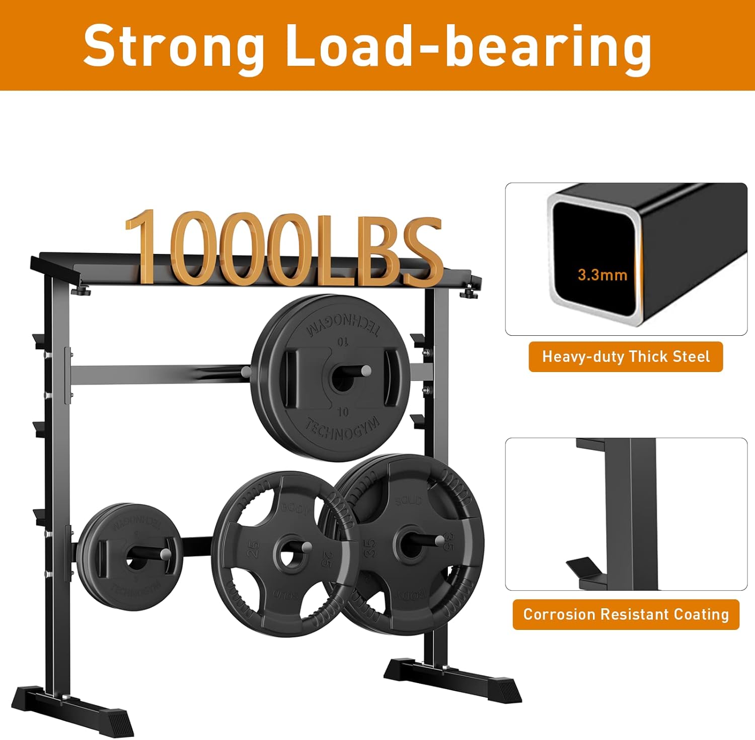 Suporte para Armazenamento de  - Home Gym Weight avaliação e preço