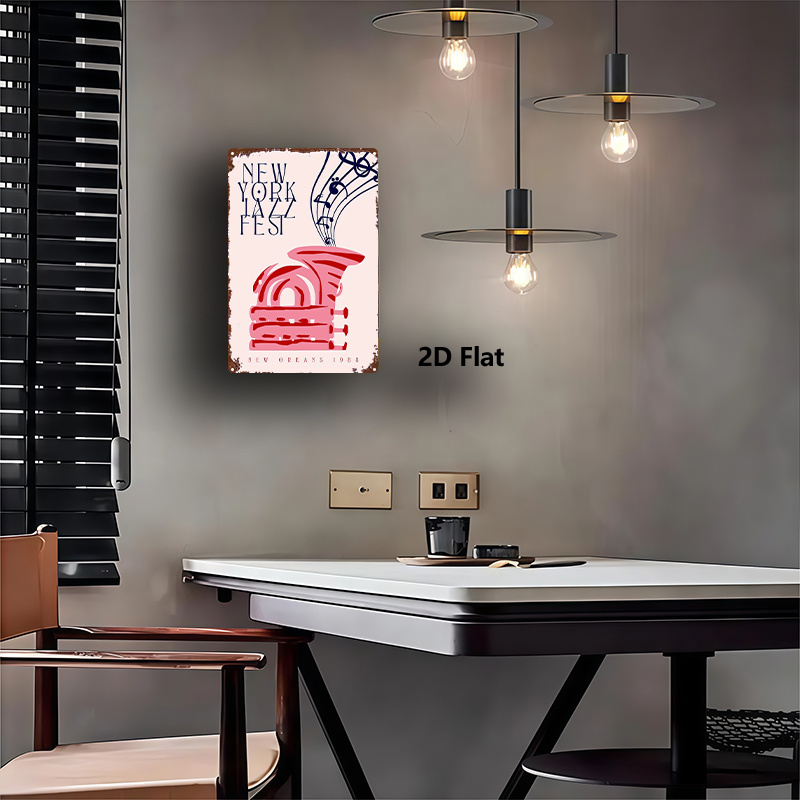 Placa de Metal 2D Vintage do F - Home Gym York avaliação e preço