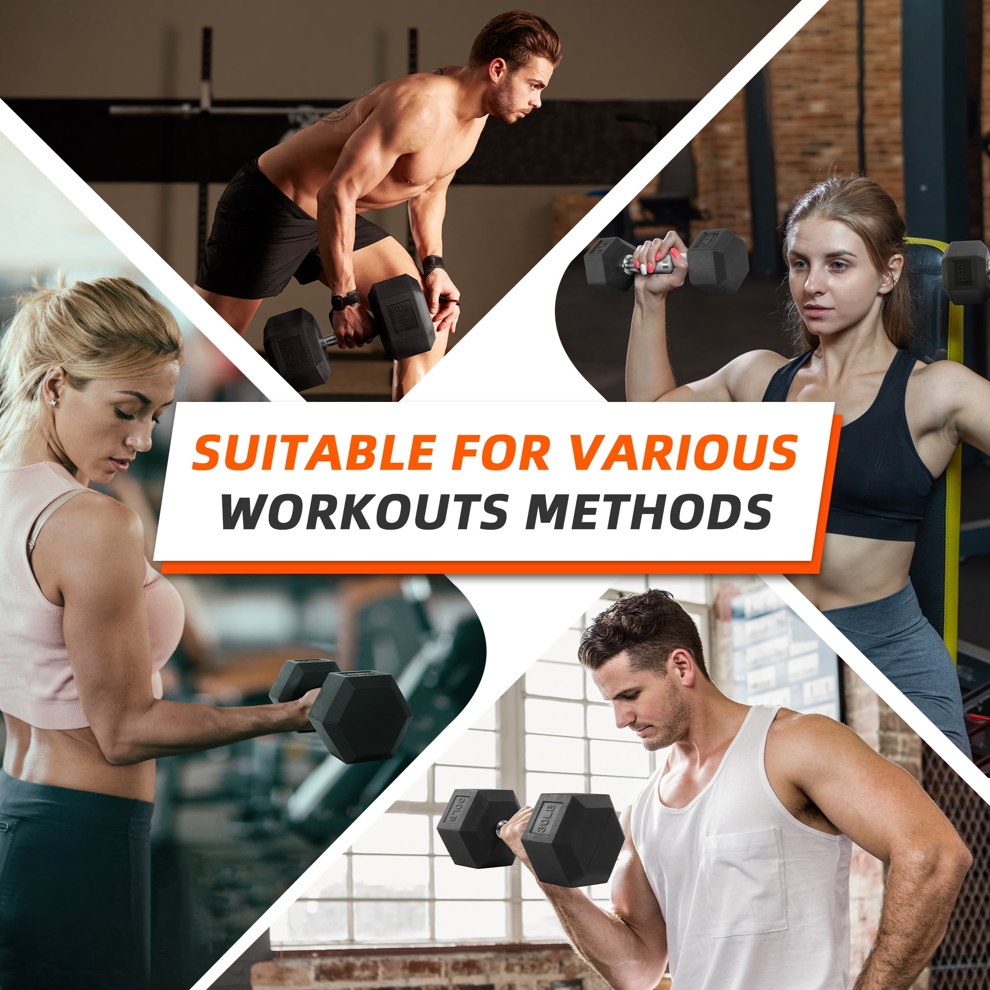 Halteres Hexagonais Revestidos - Home Gym Equipment Amazon avaliação e preço