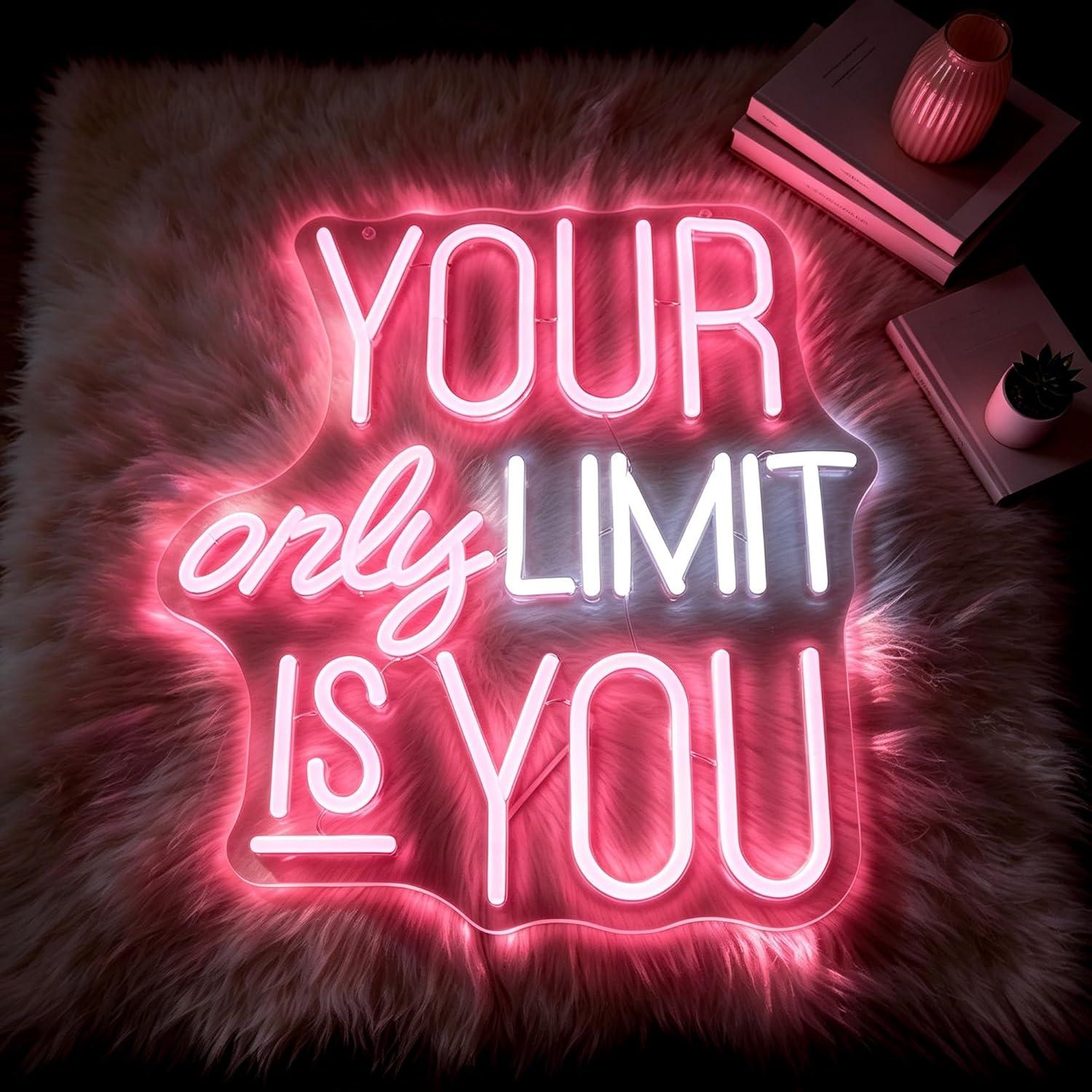 Letreiro Neon 'Sua Única Limit - Home Gym Neon Sign avaliação e preço