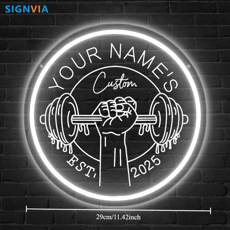 Personalizado led ginásio sina - Home Gym Neon Sign avaliação e preço