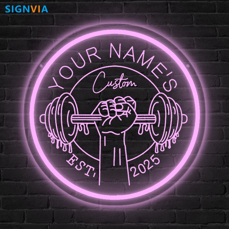 Personalizado led ginásio sina - Home Gym Neon Sign avaliação e preço