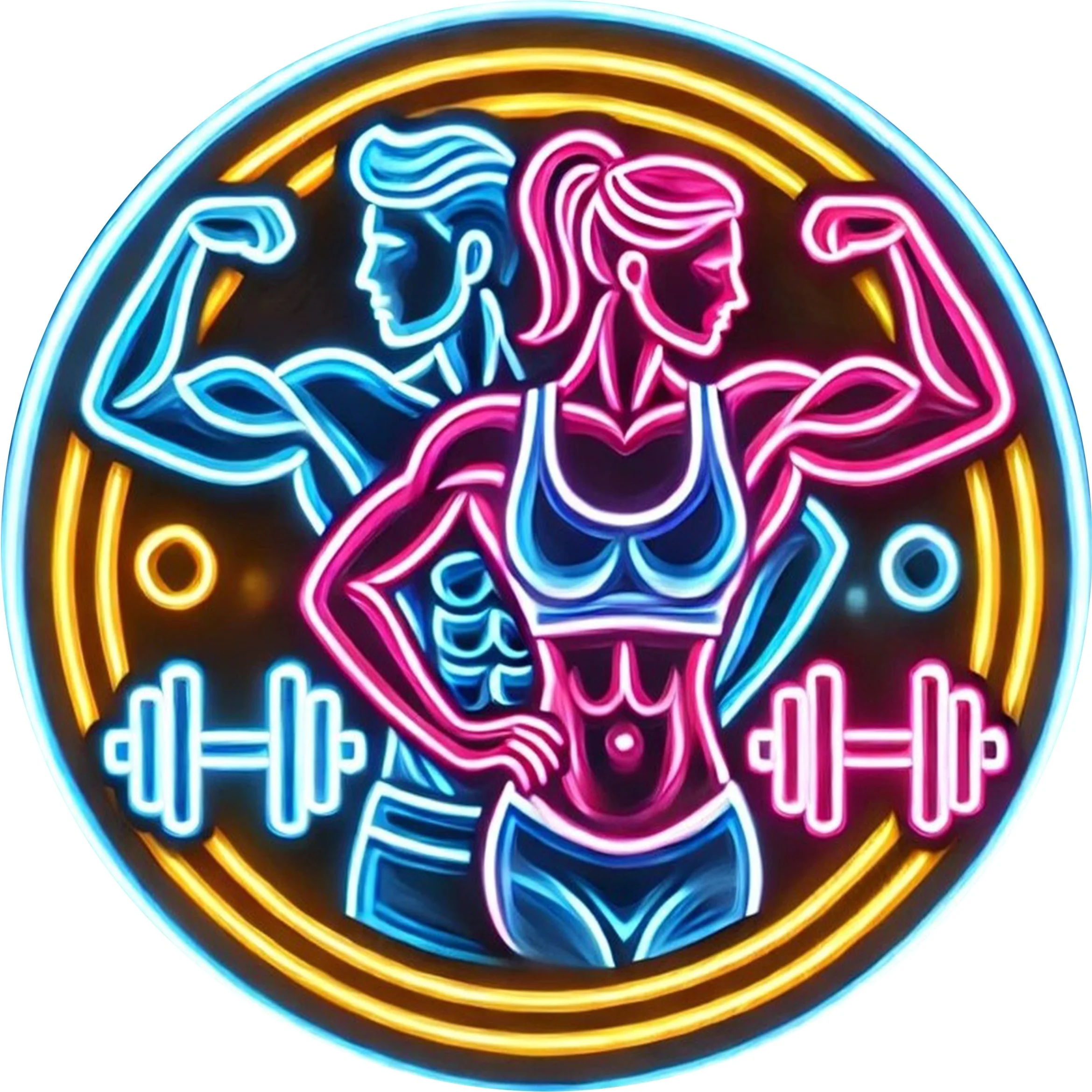 Placa de Metal 2D Neon para Ac - Home Gym Neon Sign avaliação e preço