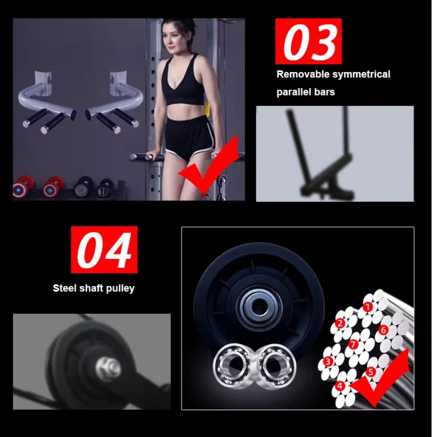 Equipamento de Fitness DXXY YR - Cable Pulley System avaliação e preço