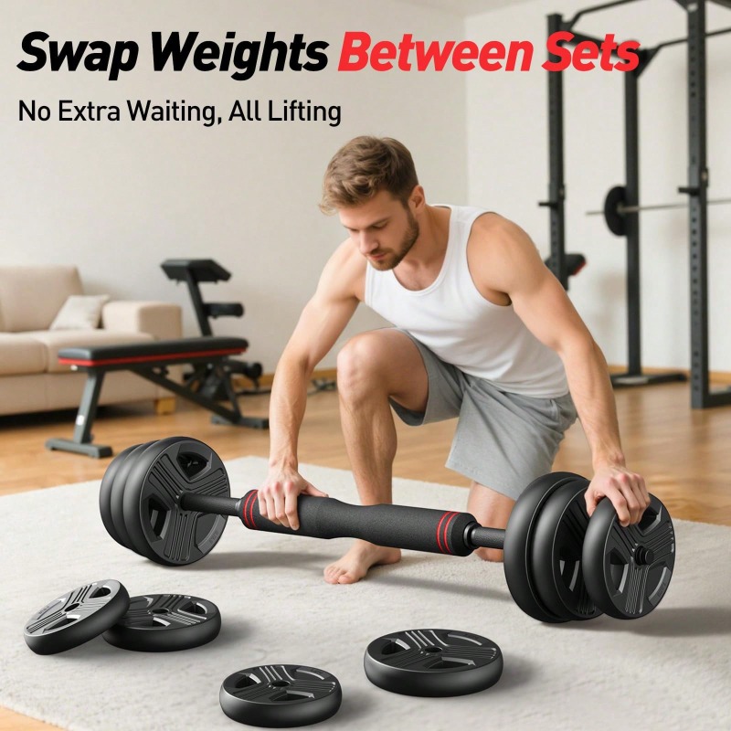 Conjunto de Halteres Ajustávei - Home Gym Used avaliação e preço