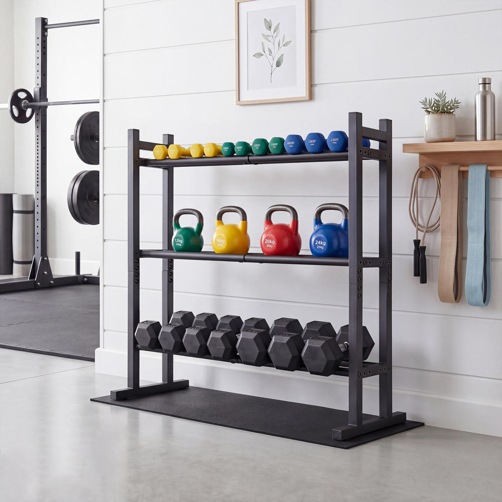 Suporte para Halteres de 3 Nív - Home Gym Weight avaliação e preço