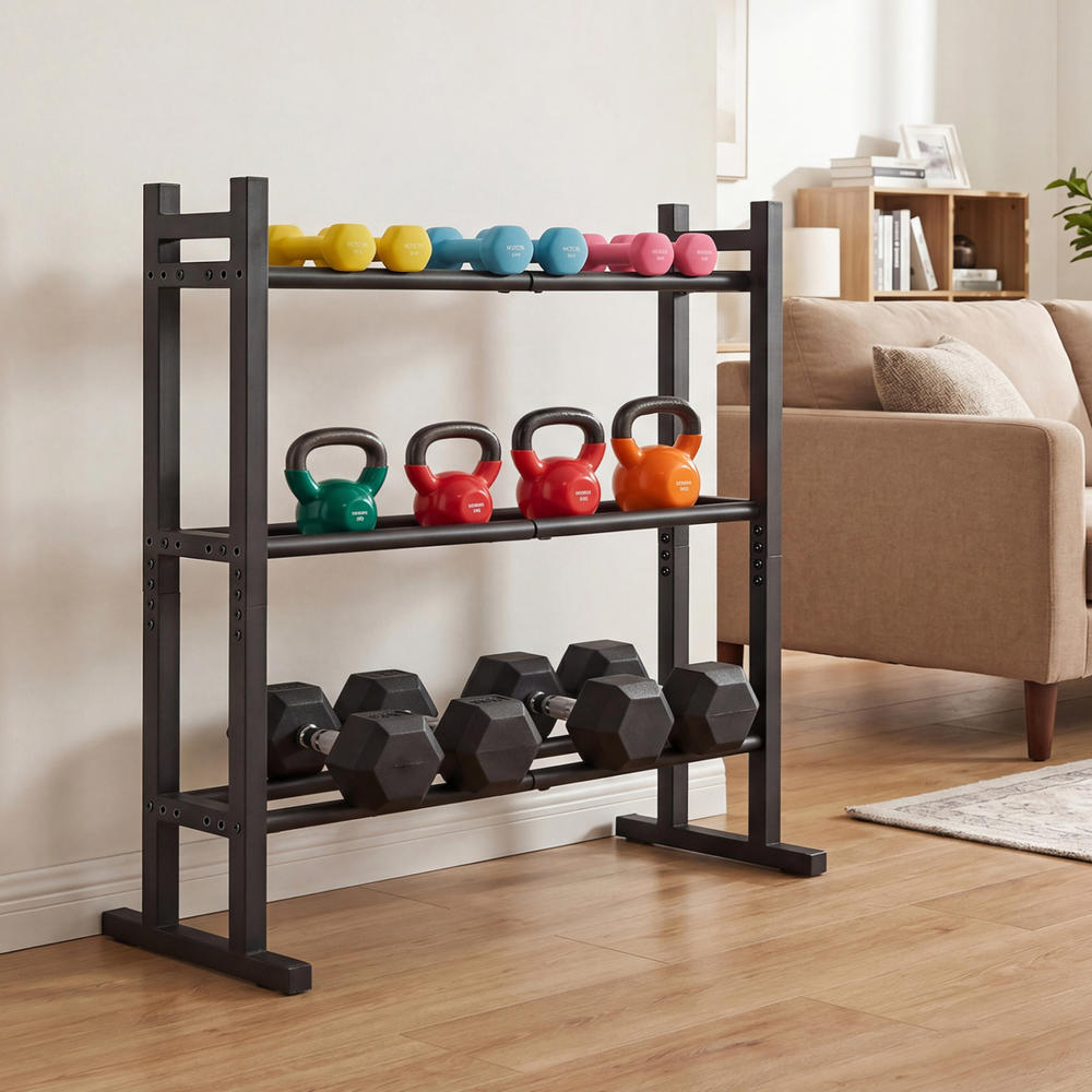 Suporte para Halteres de 3 Nív - Home Gym Weight avaliação e preço