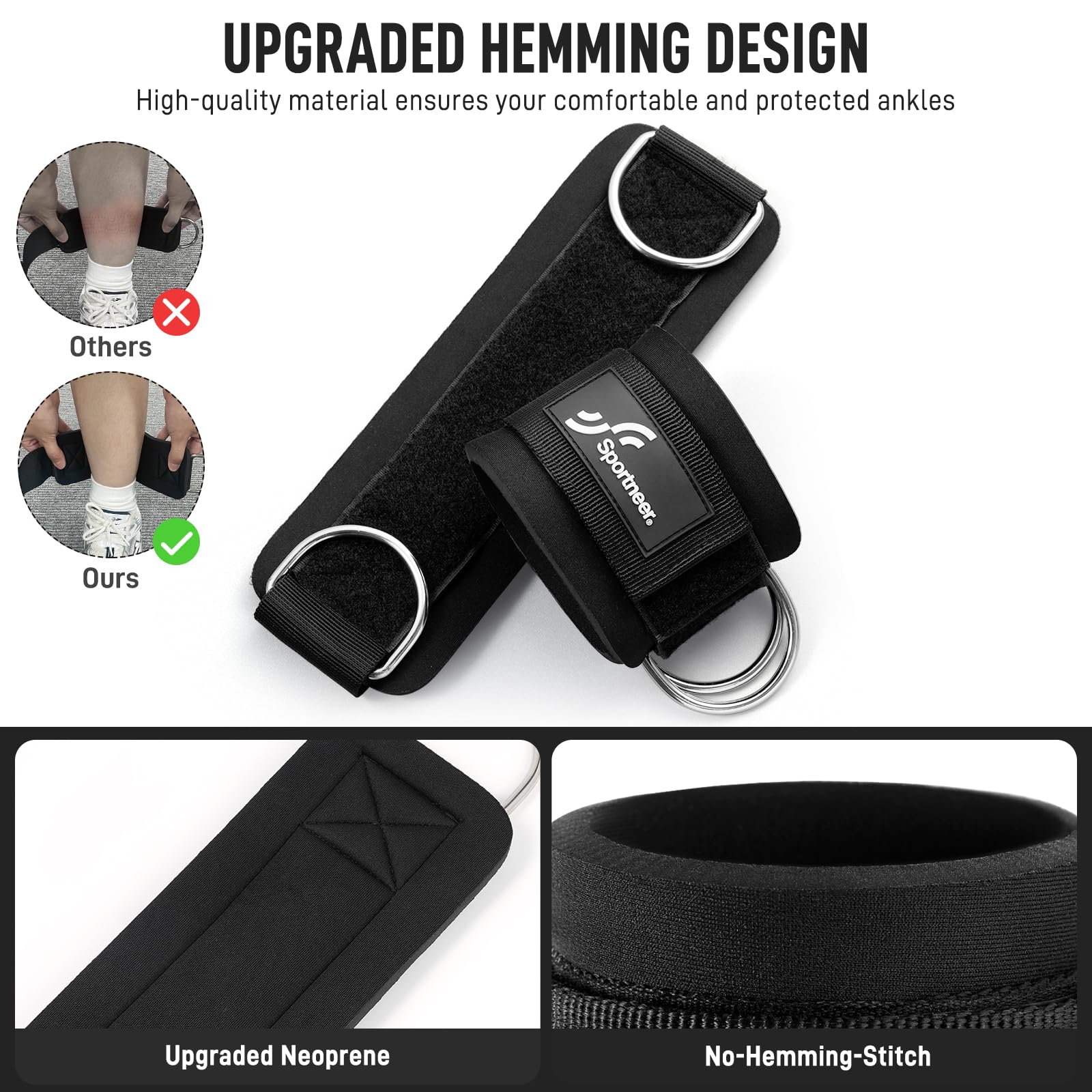 Sportneer tiras de tornozelo a - Home Gym Rig avaliação e preço