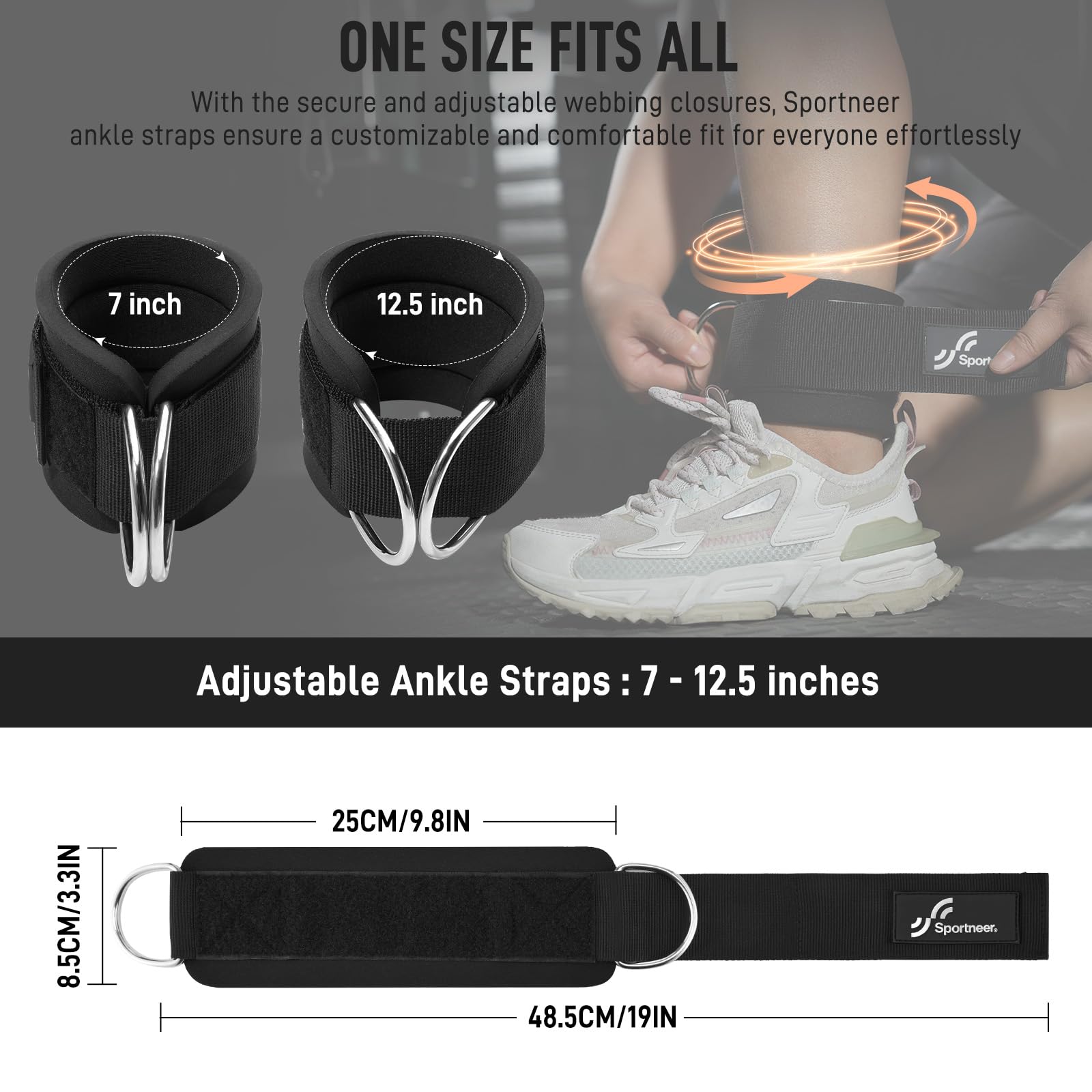 Sportneer tiras de tornozelo a - Home Gym Rig avaliação e preço