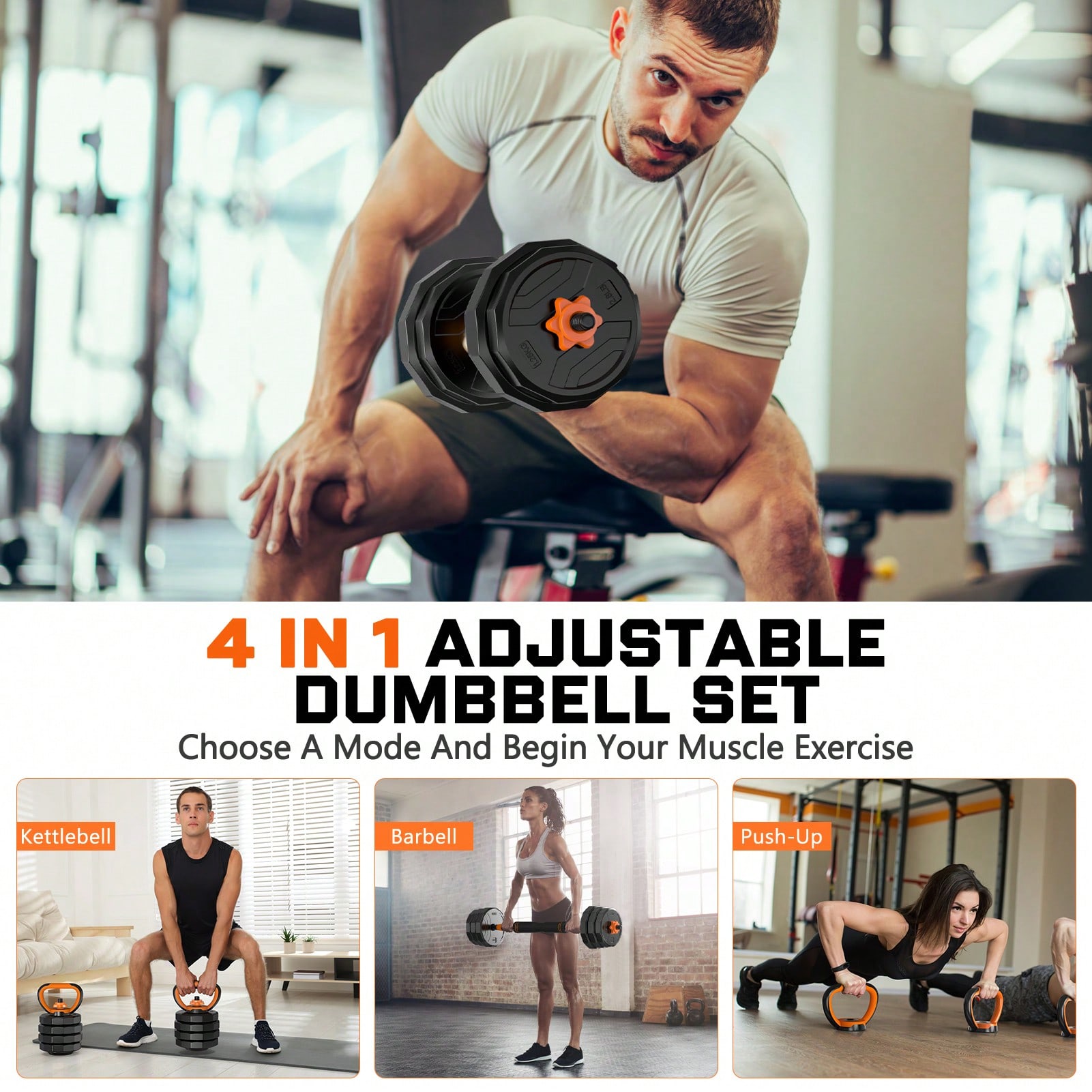 GIKPAL Conjunto de Halteres Aj - Home Gym Used avaliação e preço