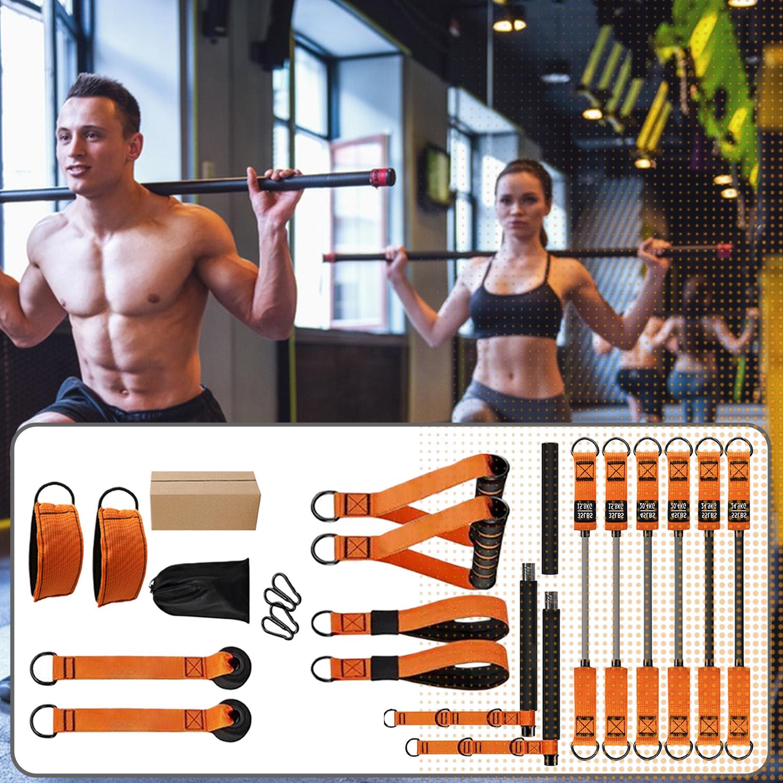 Kit de barra de pilates portát - Home Gym Kit For Men avaliação e preço