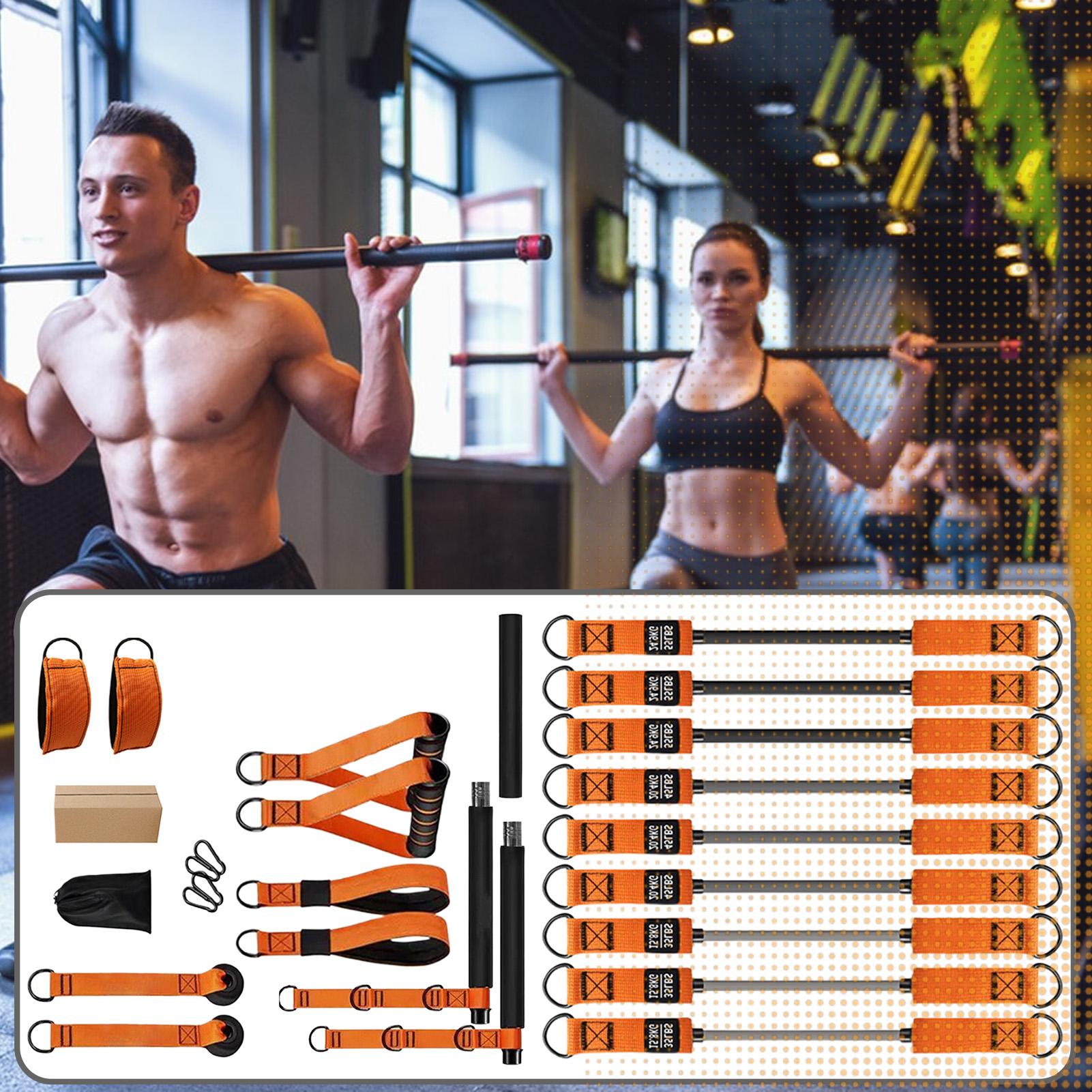 Kit de barra de pilates portát - Home Gym Kit For Men avaliação e preço