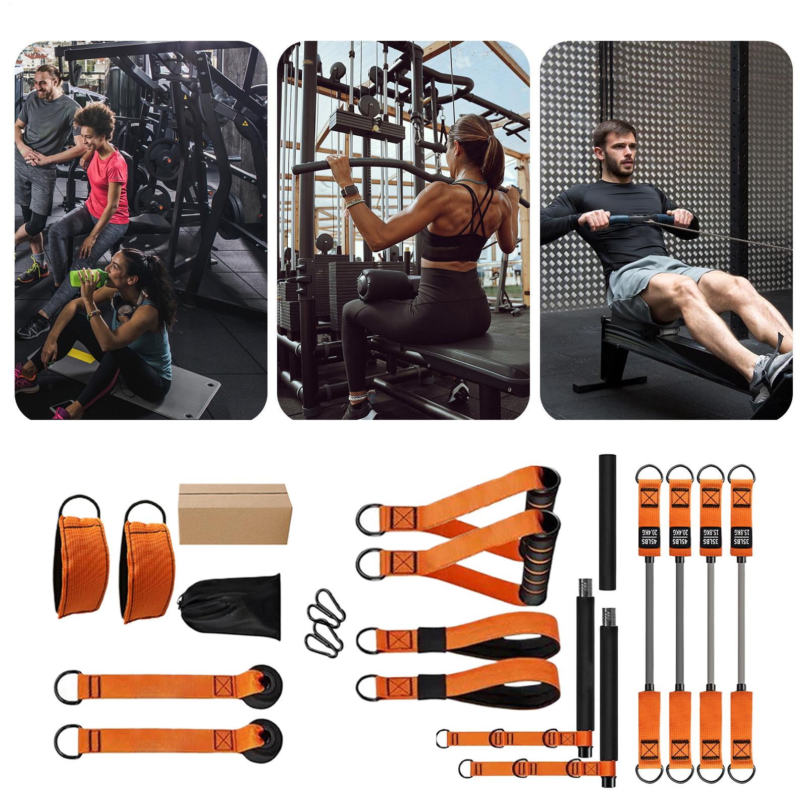 Kit de barra de pilates portát - Home Gym Kit For Men avaliação e preço