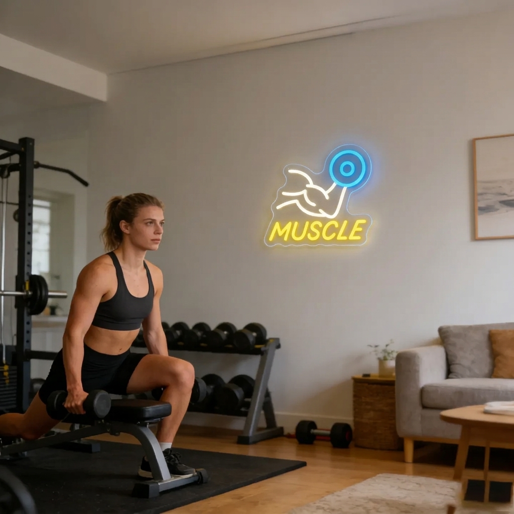 Letreiro de Neon LED USB Regul - Home Gym Neon Sign avaliação e preço