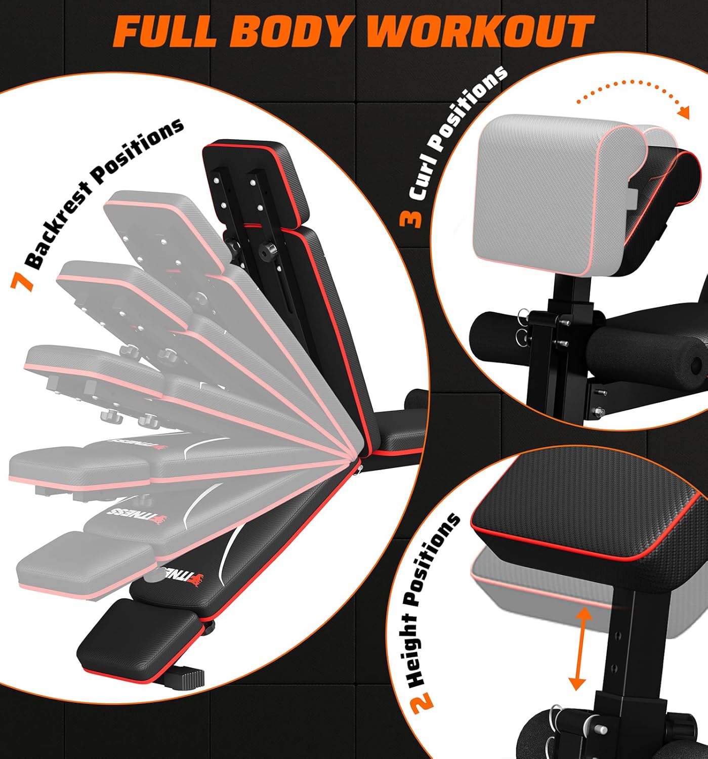 Banco de Peso Dobrável para Ac - Home Gym Weight avaliação e preço