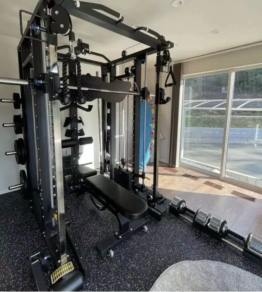 #   l comercial tudo em um rac - Home Gym Smith avaliação e preço